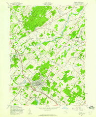 Goshen New York Historical topographic map, 1:24000 scale, 7.5 X 7.5 Minute, Year 1957