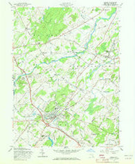 Goshen New York Historical topographic map, 1:24000 scale, 7.5 X 7.5 Minute, Year 1957