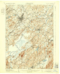 Goshen New York Historical topographic map, 1:62500 scale, 15 X 15 Minute, Year 1908