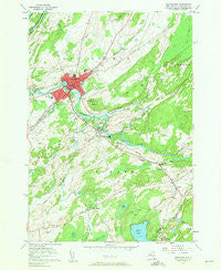 Gouverneur New York Historical topographic map, 1:24000 scale, 7.5 X 7.5 Minute, Year 1956
