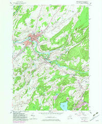 Gouverneur New York Historical topographic map, 1:24000 scale, 7.5 X 7.5 Minute, Year 1982