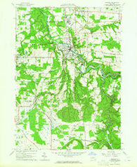 Gowanda New York Historical topographic map, 1:24000 scale, 7.5 X 7.5 Minute, Year 1963