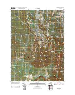 Gowanda New York Historical topographic map, 1:24000 scale, 7.5 X 7.5 Minute, Year 2013