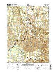 Gowanda New York Current topographic map, 1:24000 scale, 7.5 X 7.5 Minute, Year 2016