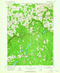 Grafton New York Historical topographic map, 1:24000 scale, 7.5 X 7.5 Minute, Year 1954