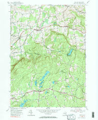 Grafton New York Historical topographic map, 1:24000 scale, 7.5 X 7.5 Minute, Year 1954