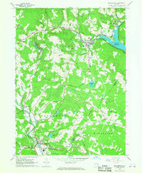 Grahamsville New York Historical topographic map, 1:24000 scale, 7.5 X 7.5 Minute, Year 1966