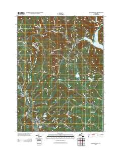 Grahamsville New York Historical topographic map, 1:24000 scale, 7.5 X 7.5 Minute, Year 2013
