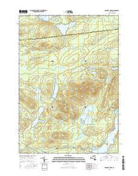 Grampus Lake New York Current topographic map, 1:24000 scale, 7.5 X 7.5 Minute, Year 2016