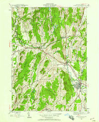 Granville New York Historical topographic map, 1:24000 scale, 7.5 X 7.5 Minute, Year 1944