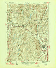 Granville New York Historical topographic map, 1:31680 scale, 7.5 X 7.5 Minute, Year 1946