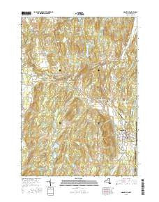 Granville New York Current topographic map, 1:24000 scale, 7.5 X 7.5 Minute, Year 2016