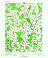 Greene New York Historical topographic map, 1:24000 scale, 7.5 X 7.5 Minute, Year 1948