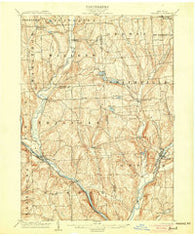 Greene New York Historical topographic map, 1:62500 scale, 15 X 15 Minute, Year 1904