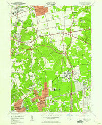 Greenlawn New York Historical topographic map, 1:24000 scale, 7.5 X 7.5 Minute, Year 1954