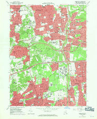Greenlawn New York Historical topographic map, 1:24000 scale, 7.5 X 7.5 Minute, Year 1967