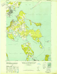Greenport New York Historical topographic map, 1:24000 scale, 7.5 X 7.5 Minute, Year 1947