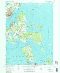 Greenport New York Historical topographic map, 1:24000 scale, 7.5 X 7.5 Minute, Year 1956