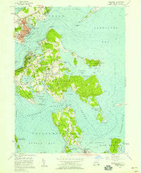 Greenport New York Historical topographic map, 1:24000 scale, 7.5 X 7.5 Minute, Year 1956