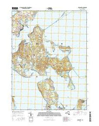Greenport New York Current topographic map, 1:24000 scale, 7.5 X 7.5 Minute, Year 2016
