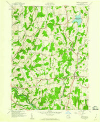 Greenville New York Historical topographic map, 1:24000 scale, 7.5 X 7.5 Minute, Year 1945