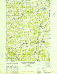Greenville New York Historical topographic map, 1:24000 scale, 7.5 X 7.5 Minute, Year 1946