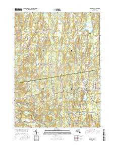 Greenville New York Current topographic map, 1:24000 scale, 7.5 X 7.5 Minute, Year 2016