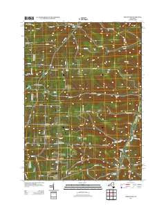 Greenwood New York Historical topographic map, 1:24000 scale, 7.5 X 7.5 Minute, Year 2013
