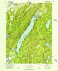 Greenwood Lake New York Historical topographic map, 1:24000 scale, 7.5 X 7.5 Minute, Year 1954