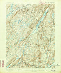 Greenwood Lake New York Historical topographic map, 1:62500 scale, 15 X 15 Minute, Year 1891