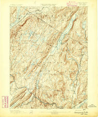 Greenwood Lake New York Historical topographic map, 1:62500 scale, 15 X 15 Minute, Year 1893