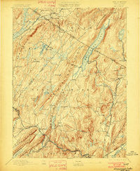 Greenwood Lake New York Historical topographic map, 1:62500 scale, 15 X 15 Minute, Year 1893