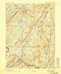Greenwood Lake New York Historical topographic map, 1:62500 scale, 15 X 15 Minute, Year 1893