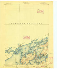 Grindstone New York Historical topographic map, 1:62500 scale, 15 X 15 Minute, Year 1903