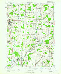 Groton New York Historical topographic map, 1:24000 scale, 7.5 X 7.5 Minute, Year 1942