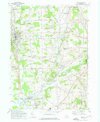 Groton New York Historical topographic map, 1:24000 scale, 7.5 X 7.5 Minute, Year 1970