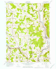 Guilford New York Historical topographic map, 1:24000 scale, 7.5 X 7.5 Minute, Year 1943