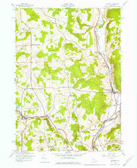 Guilford New York Historical topographic map, 1:24000 scale, 7.5 X 7.5 Minute, Year 1943