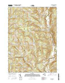 Guilford New York Current topographic map, 1:24000 scale, 7.5 X 7.5 Minute, Year 2016