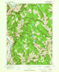 Gulf Summit New York Historical topographic map, 1:24000 scale, 7.5 X 7.5 Minute, Year 1952