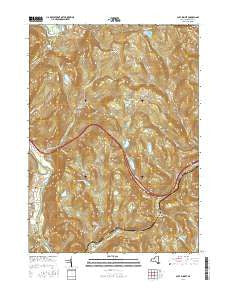 Gulf Summit New York Current topographic map, 1:24000 scale, 7.5 X 7.5 Minute, Year 2016