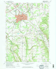 Hamburg New York Historical topographic map, 1:24000 scale, 7.5 X 7.5 Minute, Year 1965