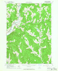 Hamden New York Historical topographic map, 1:24000 scale, 7.5 X 7.5 Minute, Year 1965