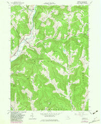 Hamden New York Historical topographic map, 1:24000 scale, 7.5 X 7.5 Minute, Year 1982
