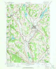 Hamilton New York Historical topographic map, 1:24000 scale, 7.5 X 7.5 Minute, Year 1943
