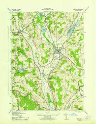 Hamilton New York Historical topographic map, 1:31680 scale, 7.5 X 7.5 Minute, Year 1944