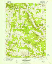 Hamlet New York Historical topographic map, 1:24000 scale, 7.5 X 7.5 Minute, Year 1954