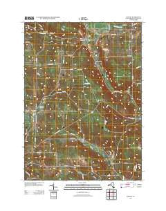 Hamlet New York Historical topographic map, 1:24000 scale, 7.5 X 7.5 Minute, Year 2013