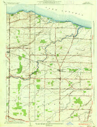 Hamlin New York Historical topographic map, 1:24000 scale, 7.5 X 7.5 Minute, Year 1935