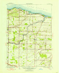 Hamlin New York Historical topographic map, 1:24000 scale, 7.5 X 7.5 Minute, Year 1952